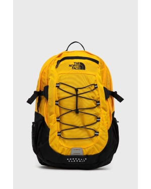 The North Face plecak kolor żółty duży gładki