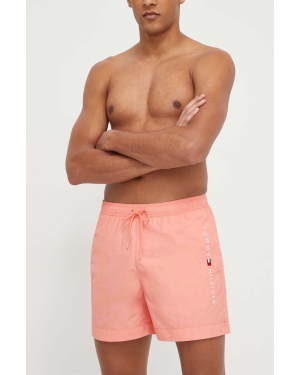 Tommy Hilfiger szorty kąpielowe kolor różowy UM0UM03258