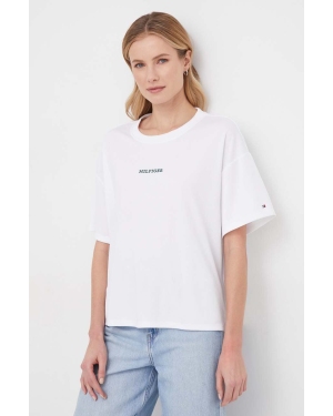 Tommy Hilfiger t-shirt damski kolor biały WW0WW41502