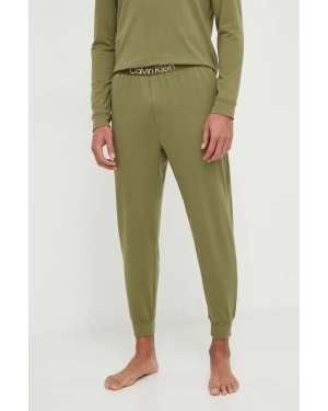Calvin Klein Underwear spodnie lounge kolor zielony