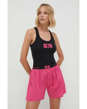 Calvin Klein Underwear piżama damska kolor różowy