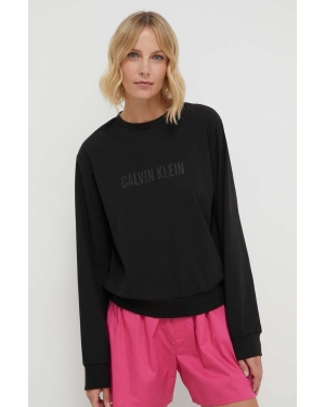 Calvin Klein Underwear longsleeve lounge kolor czarny z półgolfem