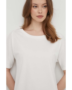 Geox t-shirt bawełniany W4510A-T3091 W T-SHIRT damski kolor biały