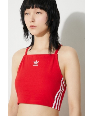 adidas Originals top damski kolor czerwony IN8379
