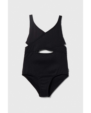 Abercrombie & Fitch jednoczęściowy strój kąpielowy dziecięcy kolor czarny