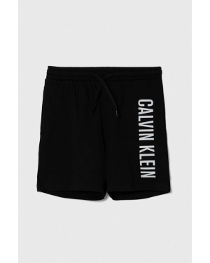 Calvin Klein Jeans szorty plażowe dziecięce kolor czarny regulowana talia