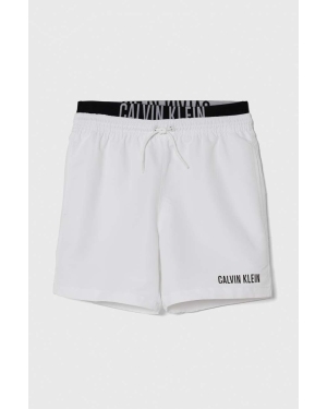 Calvin Klein Jeans szorty kąpielowe dziecięce kolor biały
