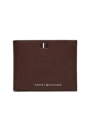 Tommy Hilfiger Duży Portfel Męski Th Central Mini Cc Wallet AM0AM11854 Brązowy