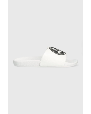 Versace Jeans Couture klapki Slide męskie kolor biały 76YA3SQ3 ZS192 003