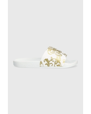 Versace Jeans Couture klapki Shelly damskie kolor biały 76VA3SQ3 ZS365 G03