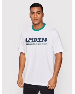 La Martina T-Shirt TMR302 JS303 Biały Oversize