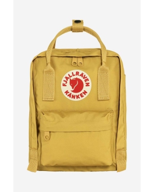 Fjallraven plecak Kanken Mini kolor żółty mały z aplikacją F23561.135-135