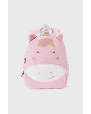 Mayoral Newborn plecak dziecięcy kolor różowy mały wzorzysty