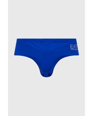 EA7 Emporio Armani kąpielówki kolor niebieski