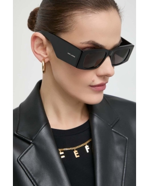 Saint Laurent okulary przeciwsłoneczne damskie kolor czarny
