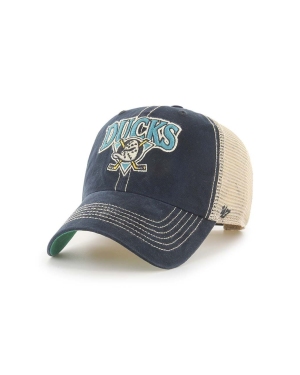 47brand czapka z daszkiem NHL Anaheim Ducks kolor niebieski z aplikacją
