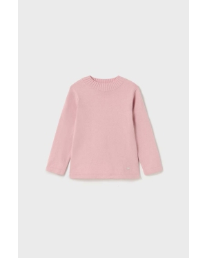 Mayoral sweter niemowlęcy kolor różowy lekki