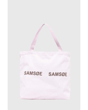 Samsoe Samsoe torebka FRINKA kolor różowy F20300113