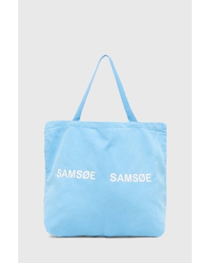 Samsoe Samsoe torebka FRINKA kolor niebieski F20300113
