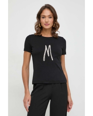 Marciano Guess t-shirt bawełniany damski kolor czarny