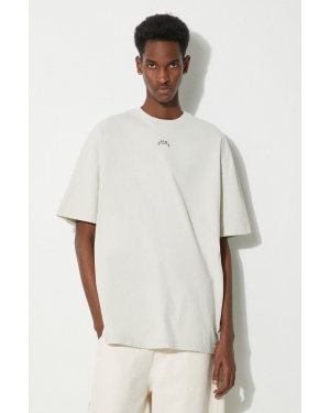 A-COLD-WALL* t-shirt bawełniany Essential T-Shirt męski kolor beżowy z aplikacją ACWMTS177
