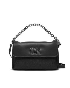 Calvin Klein Torebka Re-Lock Mini Crossbody Bag_Jcq K60K611989 Czarny