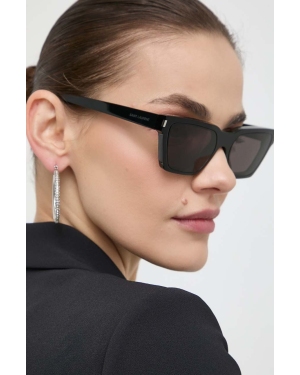 Saint Laurent okulary przeciwsłoneczne damskie kolor czarny SL 633 CALISTA