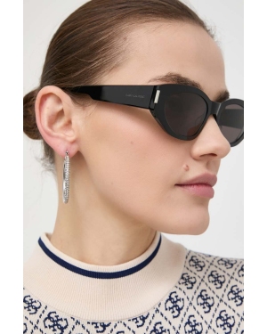 Saint Laurent okulary przeciwsłoneczne damskie kolor czarny SL 638