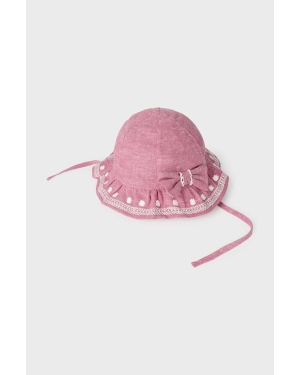 Mayoral kapelusz dziecięcy kolor różowy