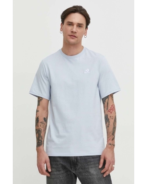 Converse t-shirt bawełniany kolor niebieski gładki