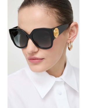 Gucci okulary przeciwsłoneczne damskie kolor czarny