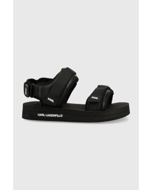 Karl Lagerfeld sandały ATLANTIK KL70510.40X męskie kolor czarny