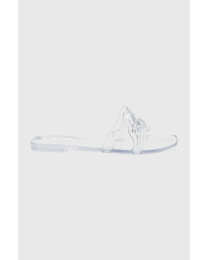 Karl Lagerfeld klapki JELLY damskie kolor transparentny KL80008T
