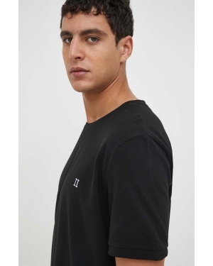 Les Deux t-shirt bawełniany kolor czarny gładki