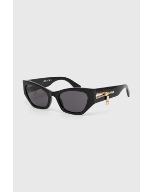 Moschino okulary przeciwsłoneczne damskie kolor czarny MOS159/S