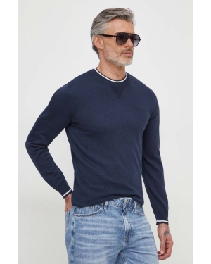Pepe Jeans sweter bawełniany Mike kolor granatowy lekki