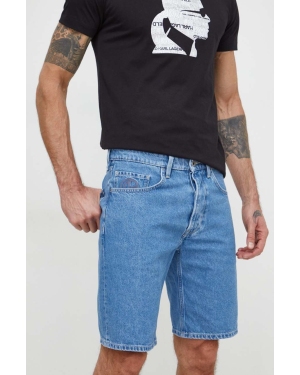 Pepe Jeans szorty jeansowe męskie kolor niebieski