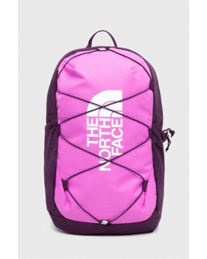 The North Face plecak dziecięcy kolor fioletowy duży z nadrukiem