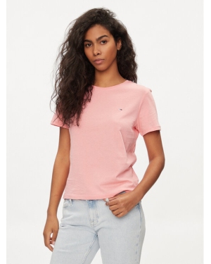 Tommy Jeans T-Shirt DW0DW14616 Różowy Regular Fit