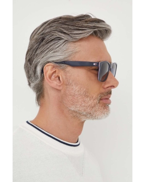 Tommy Hilfiger okulary przeciwsłoneczne męskie kolor granatowy TH 2073/S