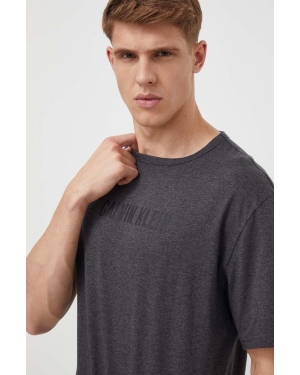 Calvin Klein Underwear t-shirt bawełniany lounge kolor szary z nadrukiem