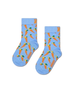Happy Socks skarpetki dziecięce Kids Carrots Sock kolor niebieski