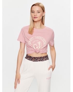 Guess T-Shirt Debora V3YI07 I3Z14 Różowy Regular Fit