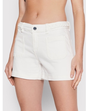 Morgan Szorty jeansowe 221-SHEVEN Biały Regular Fit