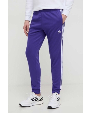adidas Originals spodnie dresowe kolor fioletowy z aplikacją IR9877