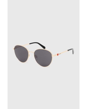 Love Moschino okulary przeciwsłoneczne damskie kolor złoty MOL074/S