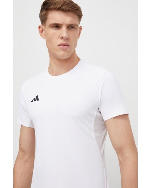 adidas Performance t-shirt do biegania Adizero Adizero kolor biały gładki IN1157