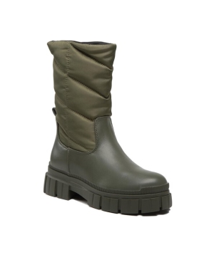 Pieces Botki Pcjulie Mid High Padded Boot 17129244 Khaki