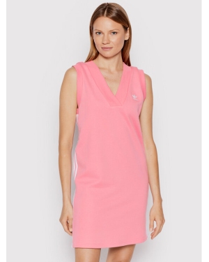 adidas Sukienka dzianinowa adicolor Classics HM2135 Różowy Regular Fit