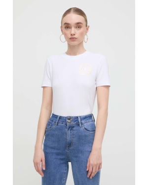 Versace Jeans Couture t-shirt damski kolor biały 76HAHT02 CJ03T